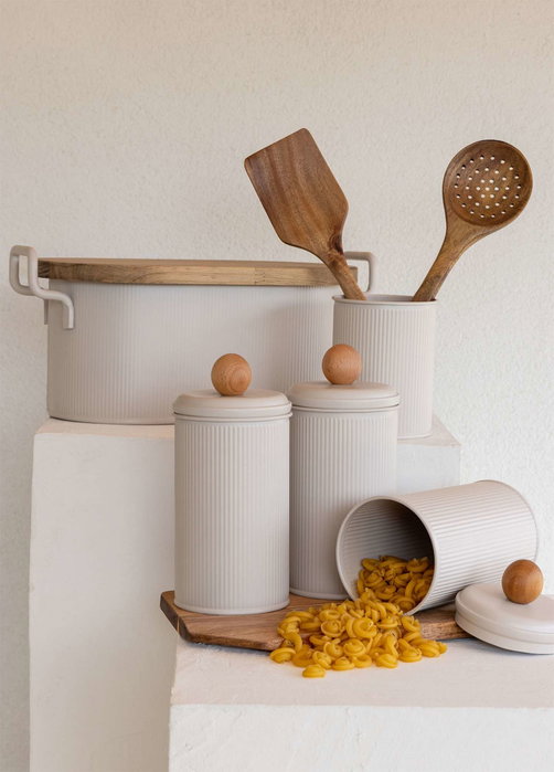 Hermia Caja de Pan Beige
